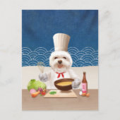 Little Chef Dog Aankondigingskaart (Voorkant)