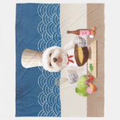 Little Chef Dog Fleece Deken (Voorkant)