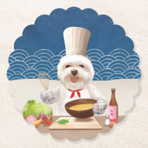Little Chef Dog Kartonnen Onderzetters