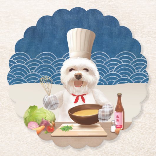 Little Chef Dog Kartonnen Onderzetters (Voorkant)