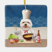 Little Chef Dog Keramisch Ornament (Voorkant)