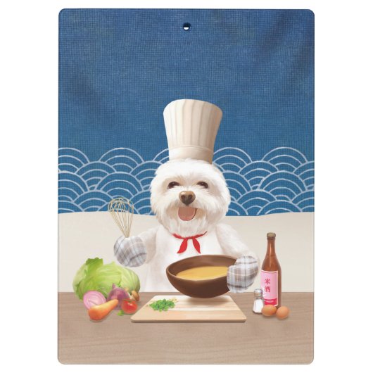 Little Chef Dog Klembord (Achterkant)