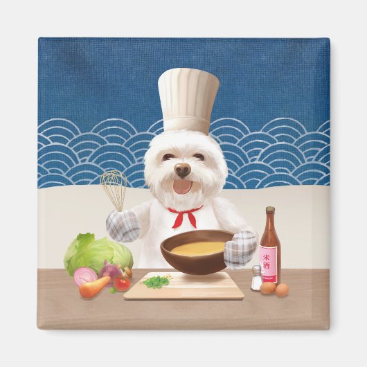 Little Chef Dog Magneet (Voorkant)