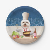 Little Chef Dog Papieren Bordje (Voorkant)