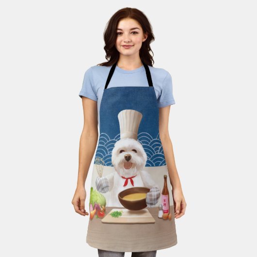 Little Chef Dog Schort (Gedragen)