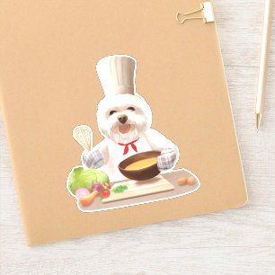 Little Chef Dog Sticker