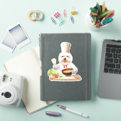 Little Chef Dog Sticker (iPad Cover)