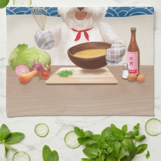 Little Chef Dog Theedoek (Gevouwen)