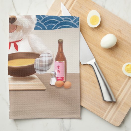 Little Chef Dog Theedoek (Quarter Fold)