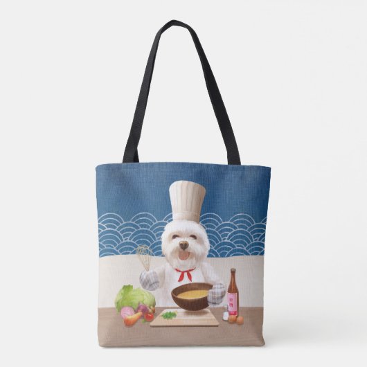 Little Chef Dog Tote Bag (Achterkant)