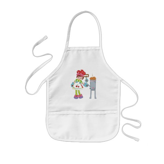 Little Chef Girl Kinder Schort (Voorkant)