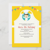 Little Chef Invitation Kaart (Voorkant)