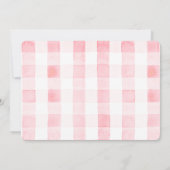 Little Cherry op Top Ribbon Foto 1e verjaardag Kaart (Achterkant)