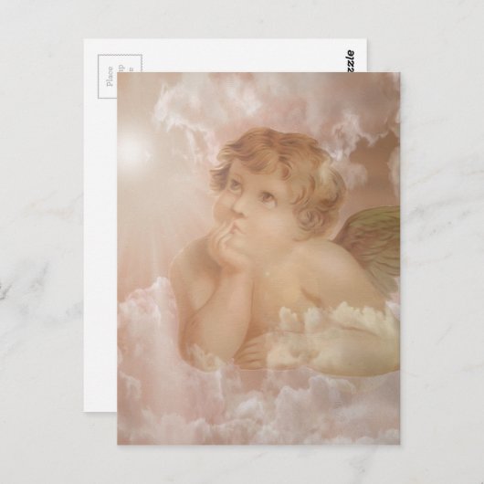 Little Cherub Briefkaart (Voorkant / Achterkant)