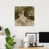 Little Cherub Smiling Poster (Thuiskantoor)