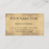 Little Cherub Smiling Visitekaartje (Achterkant)