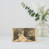Little Cherub Smiling Visitekaartje (Staand voorkant)