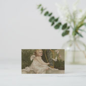 Little Cherub Smiling Visitekaartje (Staand voorkant)