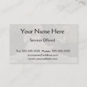 Little Cherub Smiling Visitekaartje (Achterkant)