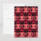 Little Chibi Devil Briefkaart (Voorkant / Achterkant)