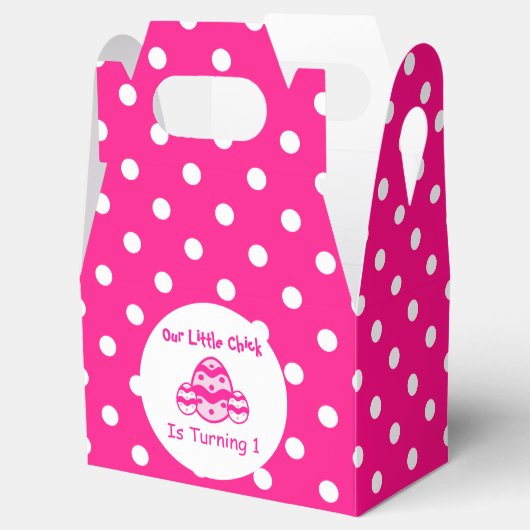 Little Chick 1st Birthday Bedankdoosjes (Geopend)