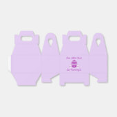 Little Chick 1st Birthday Bedankdoosjes (Uitgevouwen)