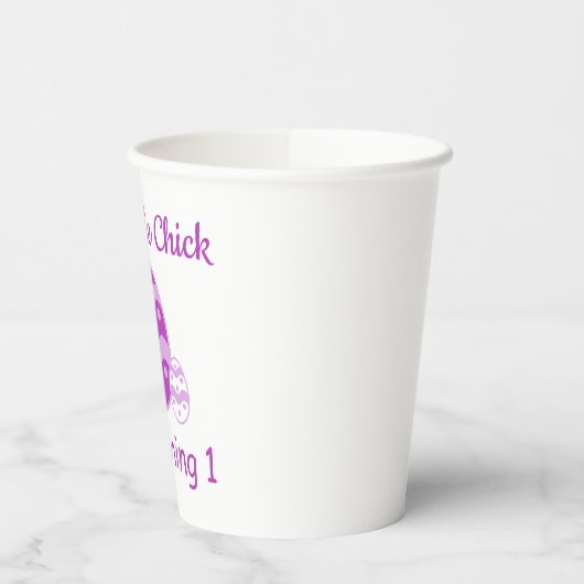 Little Chick 1st Birthday Papieren Bekers (Links)