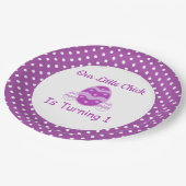 Little Chick 1st Birthday Papieren Bordje (Gekanteld)