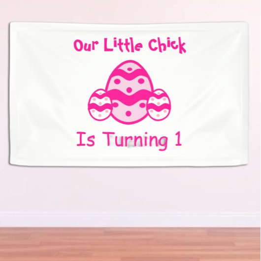 Little Chick 1st Birthday Spandoek