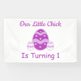 Little Chick 1st Birthday Spandoek