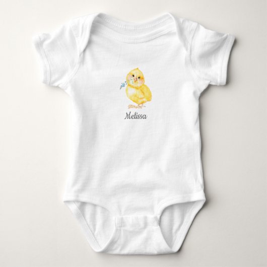 Little Chick Baby Bodysuit (Voorkant)