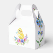 Little Chick Baby shower Favor Box Bedankdoosjes (Achterkant)
