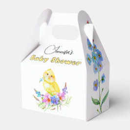 Little Chick Baby shower Favor Box Bedankdoosjes