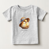 Little Chick Blue Ribbon Baby T-shirt (Voorkant)