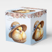 Little Chick Blue Ribbon Favoriete Box Bedankdoosjes (Voorkant Zijde)