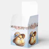 Little Chick Blue Ribbon Favoriete Box Bedankdoosjes (Geopend)
