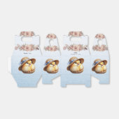 Little Chick Blue Ribbon Favoriete Box Bedankdoosjes (Uitgevouwen)