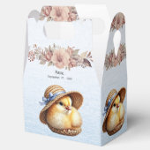 Little Chick Blue Ribbon Favoriete Box Bedankdoosjes (Geopend)