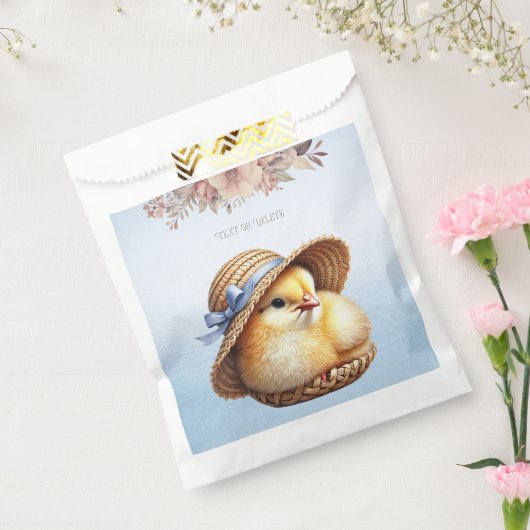 Little Chick Blue Ribbon Favoriete Tassen Bedankzakje (Gezegeld)