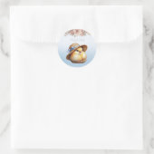 Little Chick Blue Ribbon Sticker (Tas)