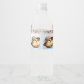 Little Chick Blue Ribbon Waterfles Etiket (Achterkant)