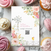 Little Chick Boerderij Barnyard Floral Girl Verjaa Kaart