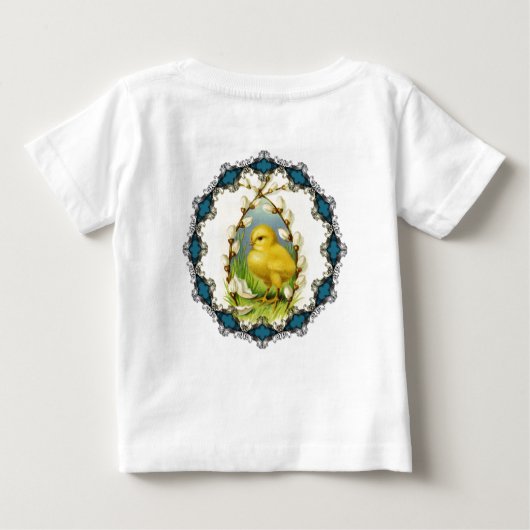 Little Chick Easter Baby Shirt (Achterkant)