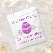 Little Chick Easter Baby shower Bedankzakje (Geknipt)