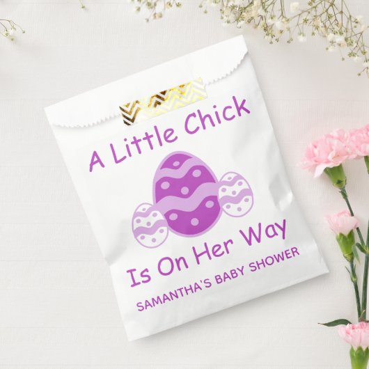 Little Chick Easter Baby shower Bedankzakje (Gezegeld)