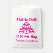 Little Chick Easter Baby shower Bedankzakje (Voorkant)