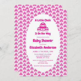 Little Chick Easter Baby shower Kaart