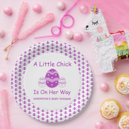 Little Chick Easter Baby shower Paper Bord (Feest)