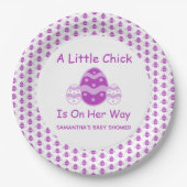 Little Chick Easter Baby shower Paper Bord (Voorkant)