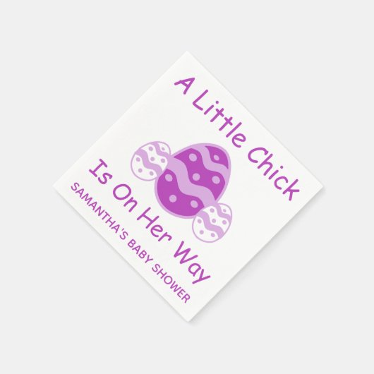 Little Chick Easter Baby shower Servet (Hoek)